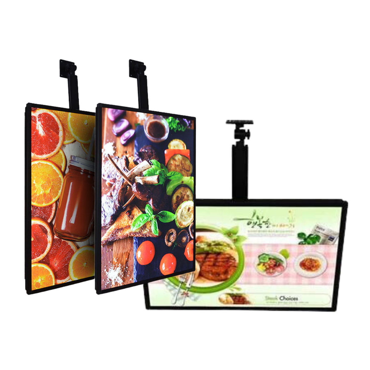 HY-T-HF1 Hanging LED Menu Board with Fixed Pole