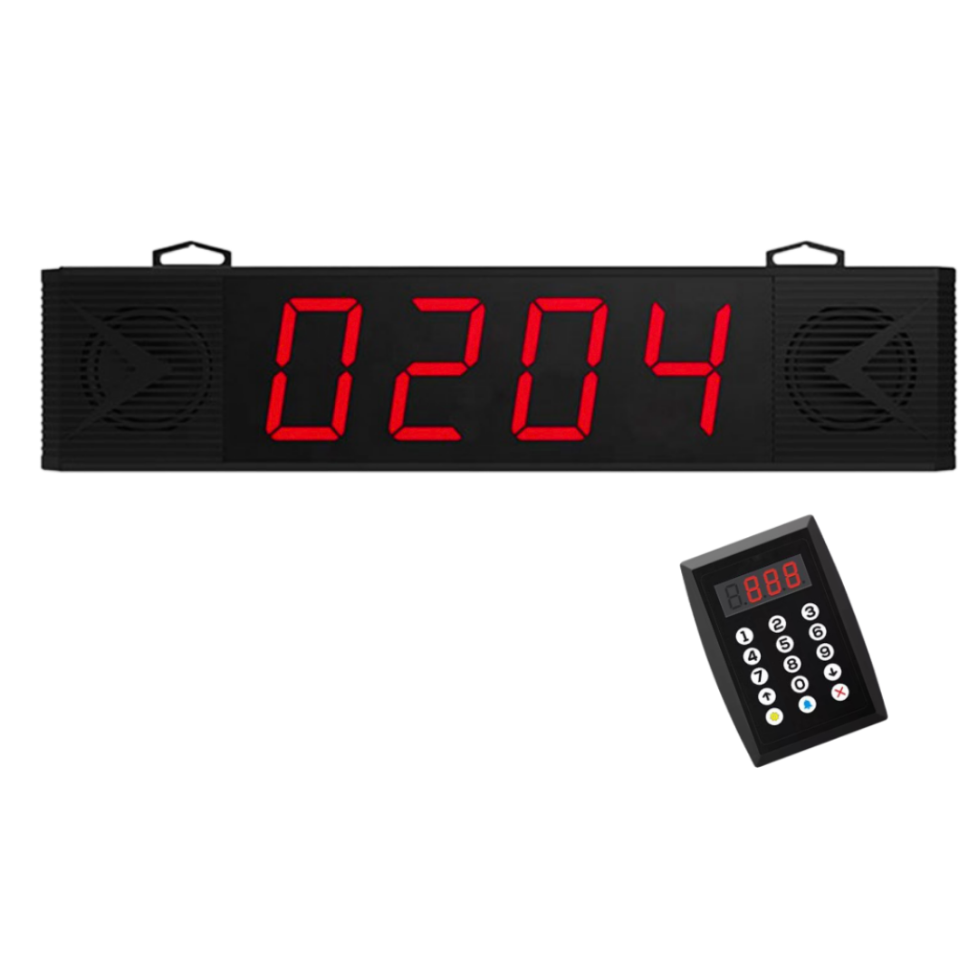 QS-JT-204Q-ME 4-Digit Queue System with Malay and English voice