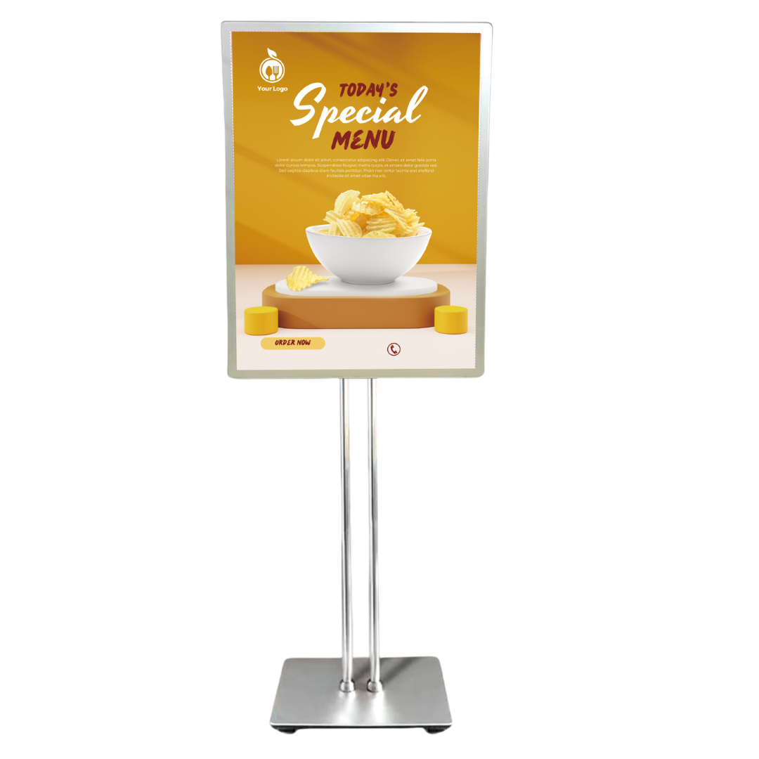 HY-U-SP2 Standing LED Menu Board with Fixed Stand