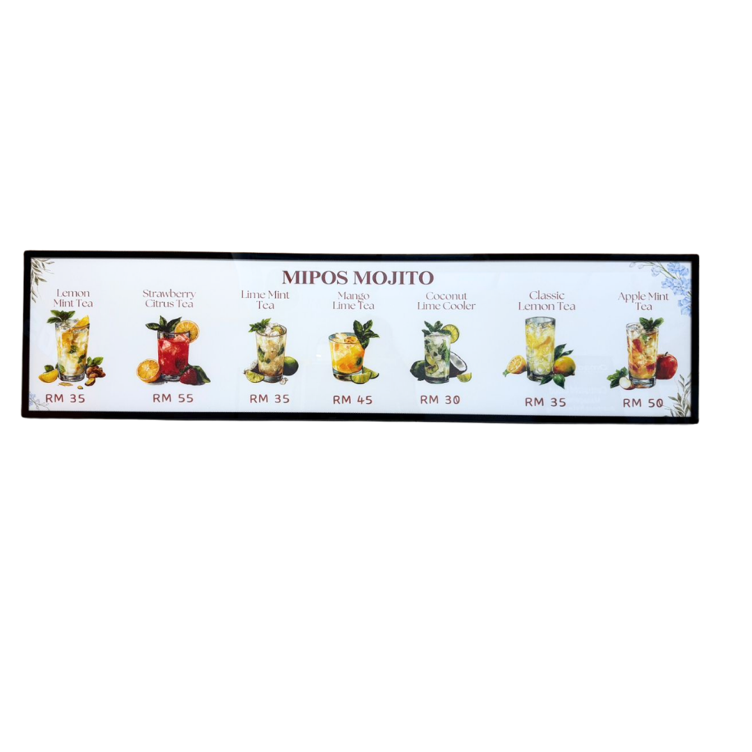 HY-U-BOARD Table Extra Long LED Board Lightbox