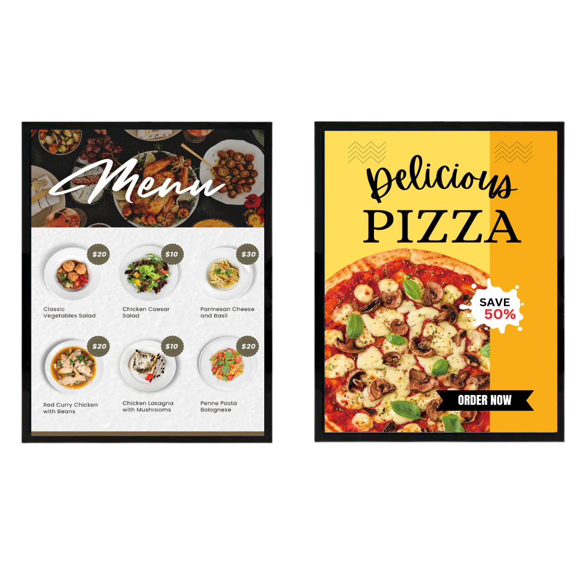 HY-T-W1 Thin Wall Mount LED Board Lightbox